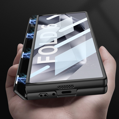 2-in-1 Magnetic Case with Tempered Glass for Galaxy Z Fold
