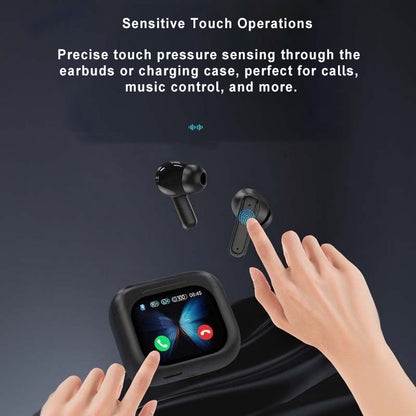 Compact Touch-Control Clear-Sound Earbuds