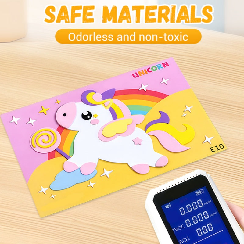 🧩🧩Children’s DIY 3D EVA Sticker Craft