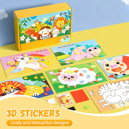 🧩🧩Children’s DIY 3D EVA Sticker Craft