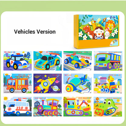 🧩🧩Children’s DIY 3D EVA Sticker Craft