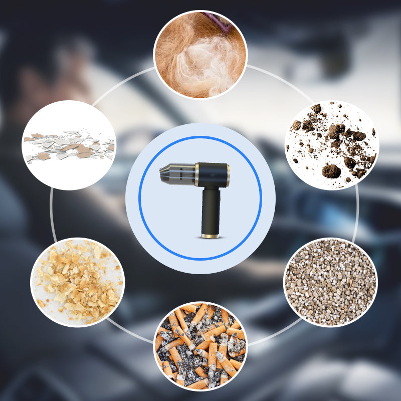 Pxcxu Car Cordless Portable Vacuum Cleaner