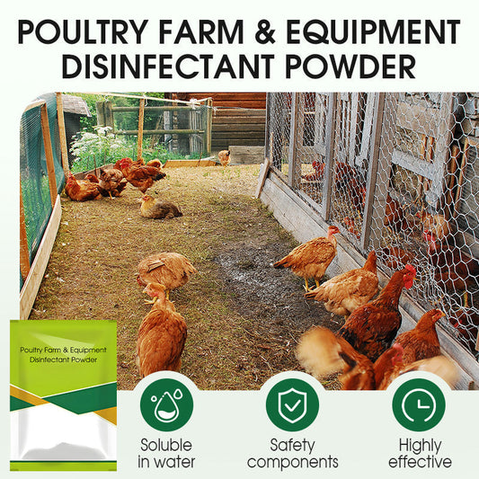 🔥 100g Poultry Farm & Equipment Disinfectant Powder 🐓
