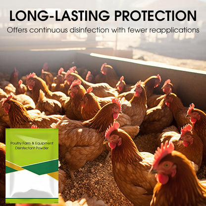🔥 100g Poultry Farm & Equipment Disinfectant Powder 🐓