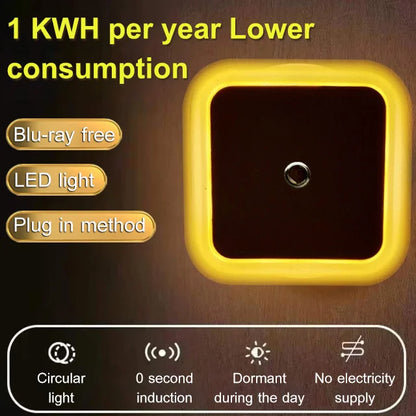 LED Smart Light Control Sensor Energy-saving Lamp