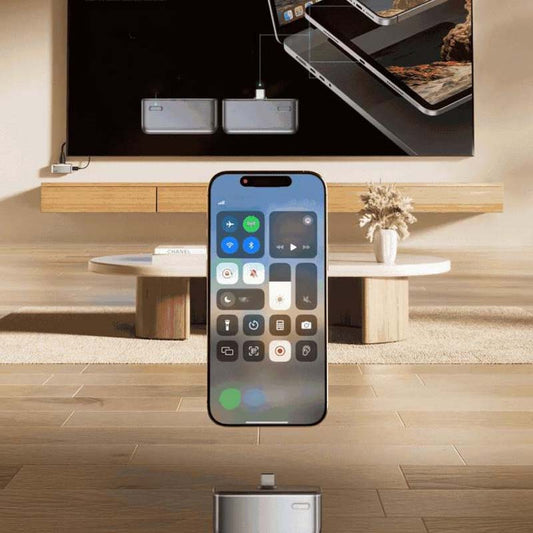 🎬🥳2026 HOT SALE🥳💞50K+ SOLD!📱 Big Screen, Zero Fuss! 1080P Mini Wireless Mirroring – Easy Setup, Instant View，55%OFF NOW! 🖥️✨