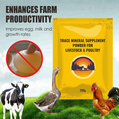 Trace Mineral Supplement Powder For Livestock & Poultry