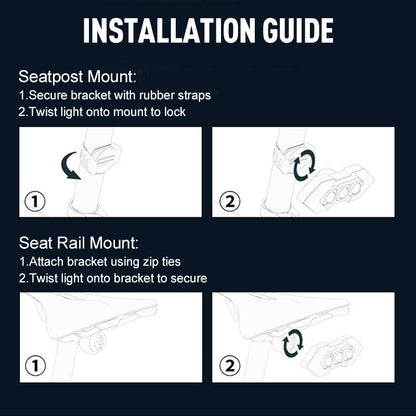 Wireless Bicycle Turn Signal Taillight Kit