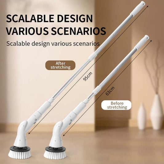 Electric Multi-Purpose Power Scrub Brush Set