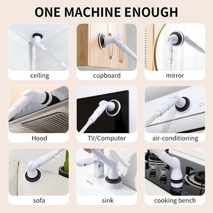 Electric Multi-Purpose Power Scrub Brush Set