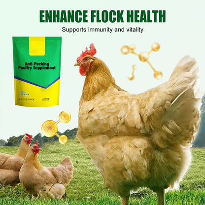 Anti-Pecking Poultry Supplement for Chickens