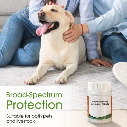 100-Piece Broad-Spectrum Dewormer Tablets
