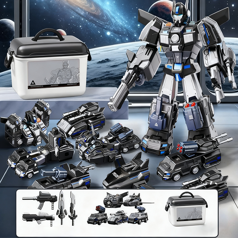 💥 LIMITED TIME OFFER! 🔥9 in 1 Magnetic Transforming Car & Robot Toy