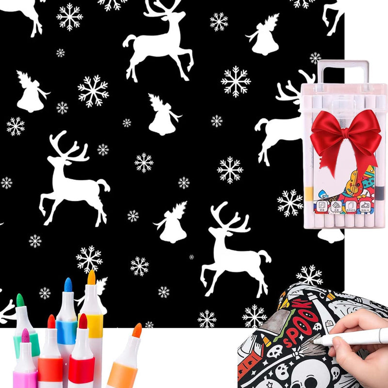 🔥50% OFF🔥DIY Coloring Blanket with Markers