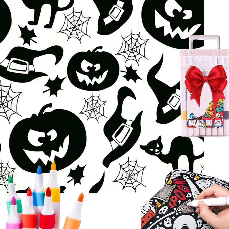 🔥50% OFF🔥DIY Coloring Blanket with Markers