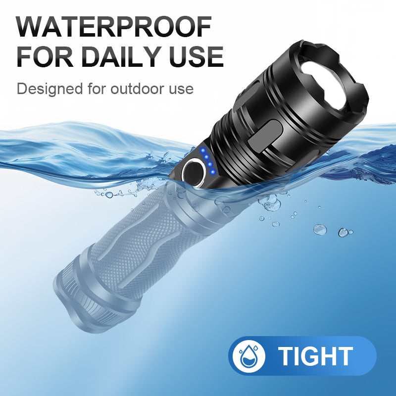 Multifunctional Outdoor Portable Zoom Flashlight