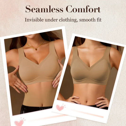 💐Thin Seamless Wireless Sports Bra｜Seamless Invisible Wear, Firm Support For Large Bust