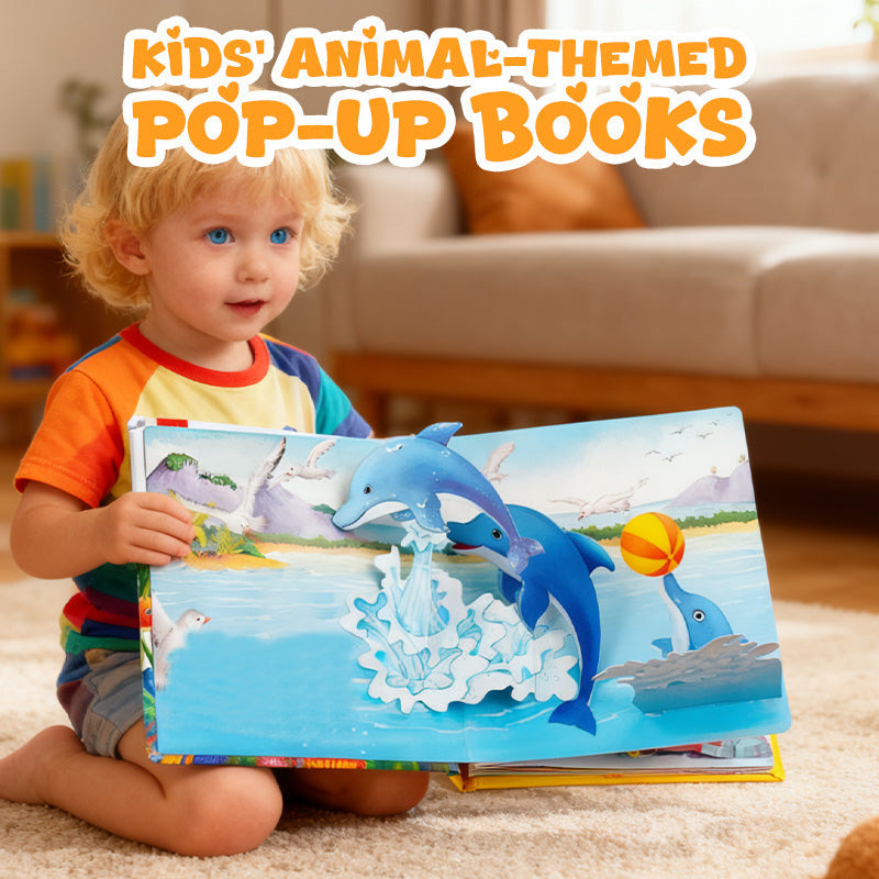 ✨【Kids’ 3D Pop-Up Animal Book - Interactive Early Learning Essential】✨