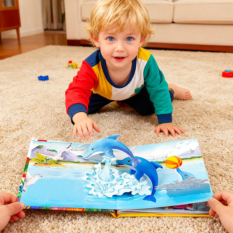 ✨【Kids’ 3D Pop-Up Animal Book - Interactive Early Learning Essential】✨