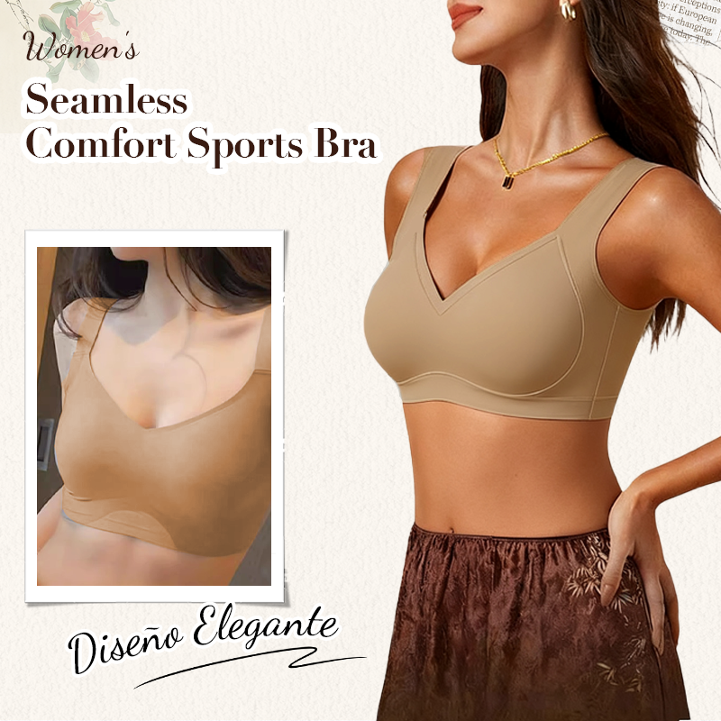 💐Thin Seamless Wireless Sports Bra｜Seamless Invisible Wear, Firm Support For Large Bust