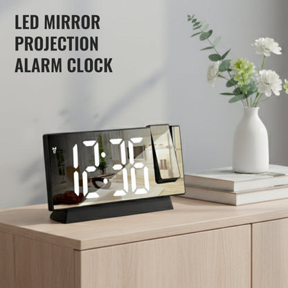⏳Time-limited Special⏰LED Mirror Projection Alarm Clock🕰️🎁