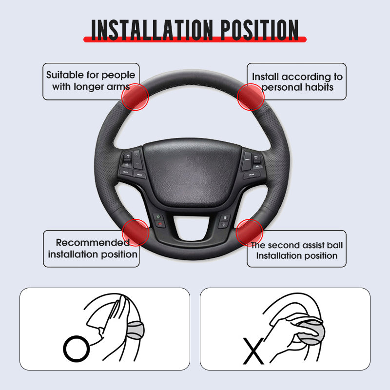 Steering Wheel Booster Knob for Effortless Driving