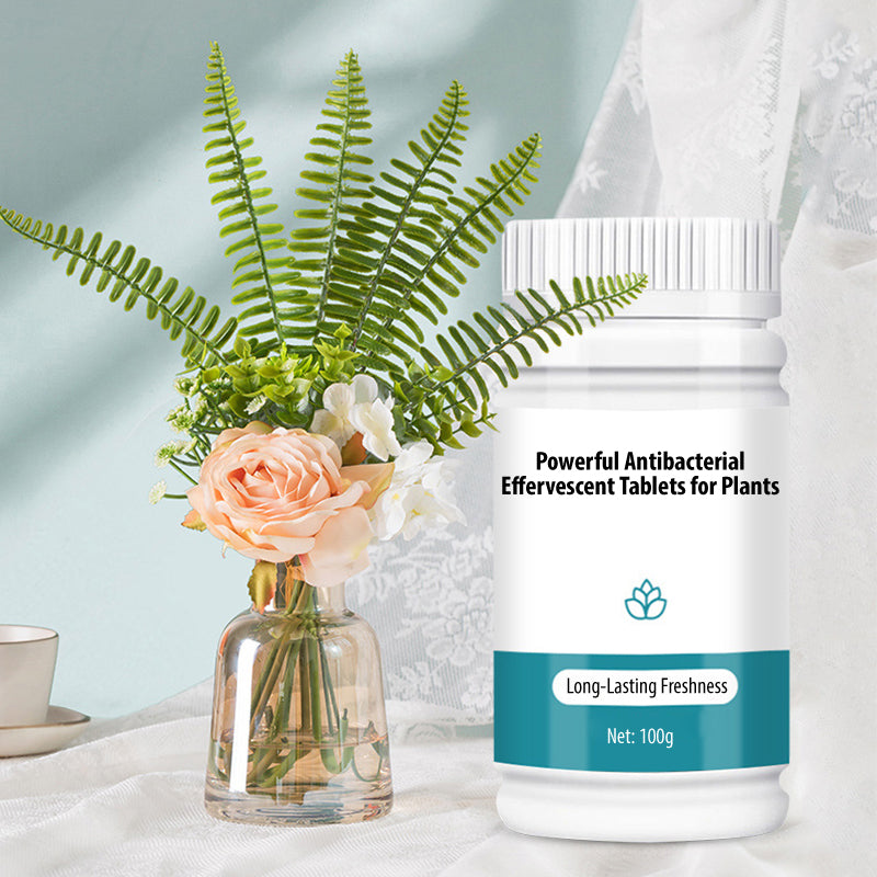 Powerful Antibacterial Effervescent Tablets for Flowers