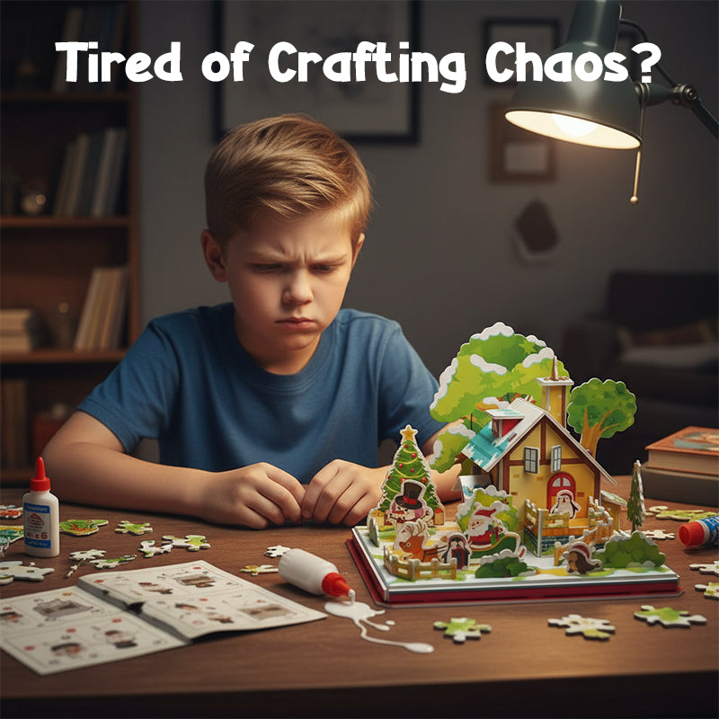 3D DIY Christmas Puzzle Kit