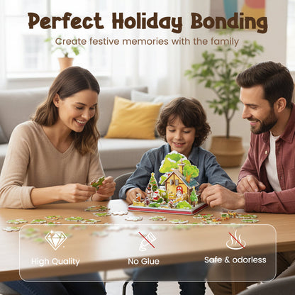 3D DIY Christmas Puzzle Kit