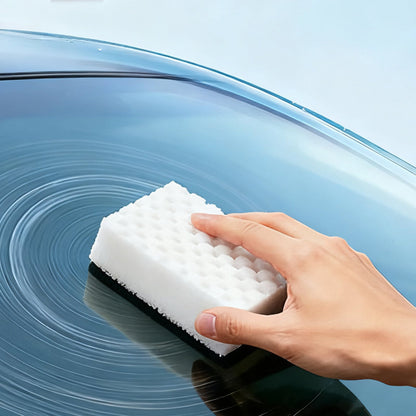 🚗 ✨ CAR GLASS CLEANING SPONGE - Effortless Scrubbing & Streak-Free Shine, Gentle on Tinted Windows and Mirrors, Quick-Drying Formula 🌟🧽