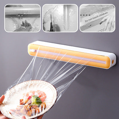 🎁 🔥Christams Hot Sale 50% OFF NOW!⚡Kitchen Wall Mounted Food Wrap Dispenser