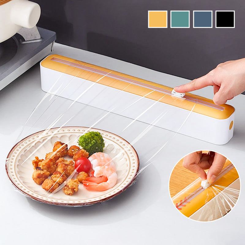 🎁 🔥Christams Hot Sale 50% OFF NOW!⚡Kitchen Wall Mounted Food Wrap Dispenser