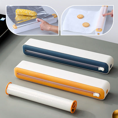 🎁 🔥Christams Hot Sale 50% OFF NOW!⚡Kitchen Wall Mounted Food Wrap Dispenser