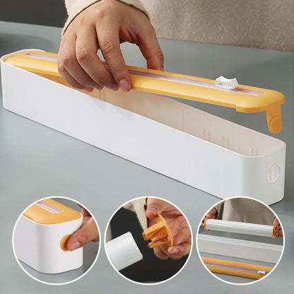 🎁 🔥Christams Hot Sale 50% OFF NOW!⚡Kitchen Wall Mounted Food Wrap Dispenser