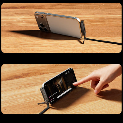 📢📢 64 %  OFF  !! ✨240W Fast Charging Cable with Adjustable Phone Stand