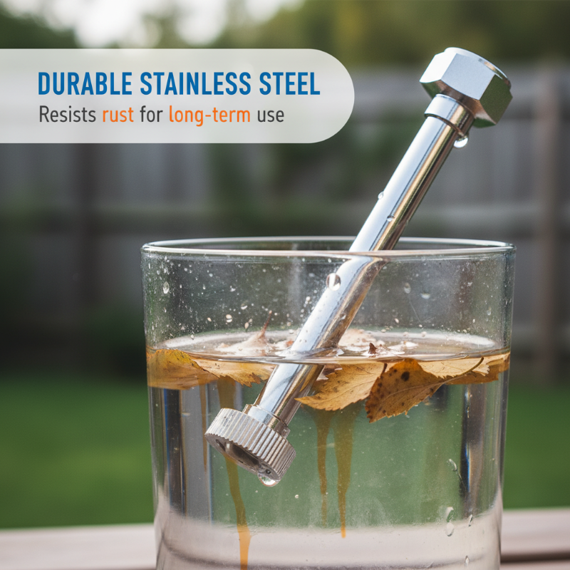 Stainless Steel Sprayer Wand Nozzle