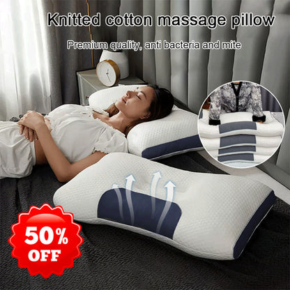 🔥🎁Hot Sale 50% OFF🛏️Antibacterial Neck Support Sleep-Aid Massage Pillow