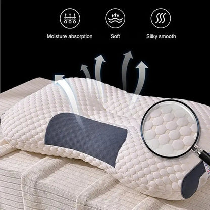 🔥🎁Hot Sale 50% OFF🛏️Antibacterial Neck Support Sleep-Aid Massage Pillow