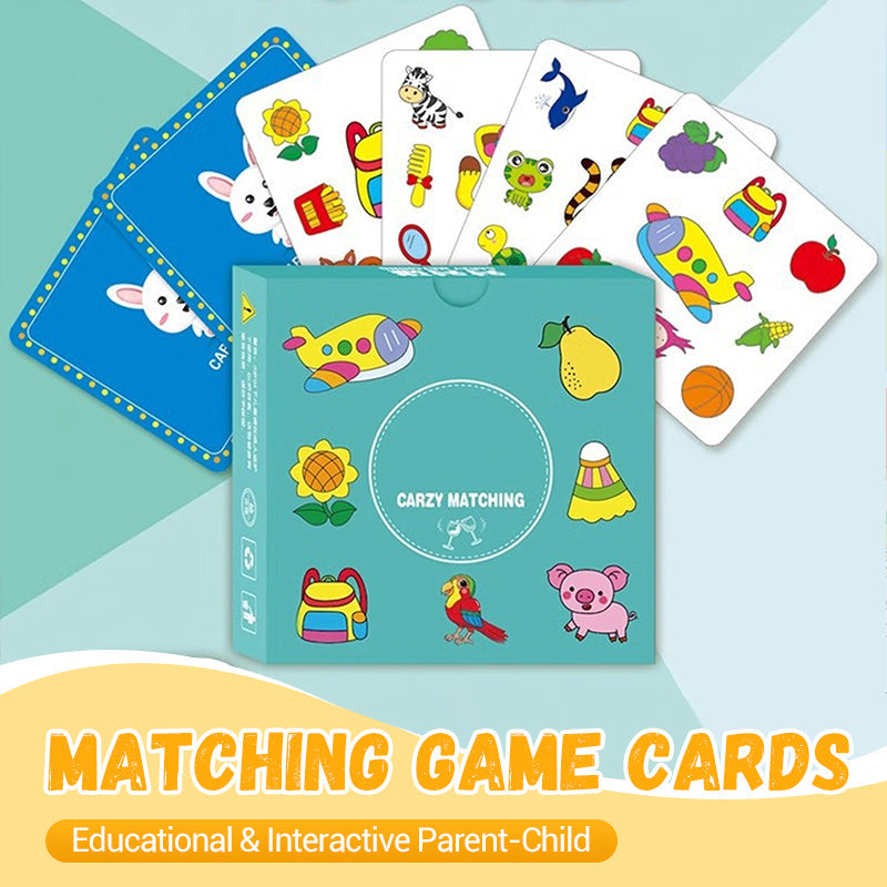 Educational & Interactive Parent-Child Matching Game Cards