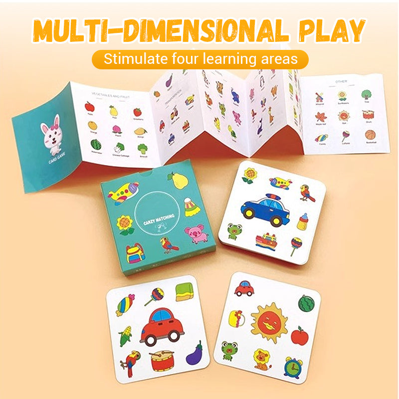 Educational & Interactive Parent-Child Matching Game Cards