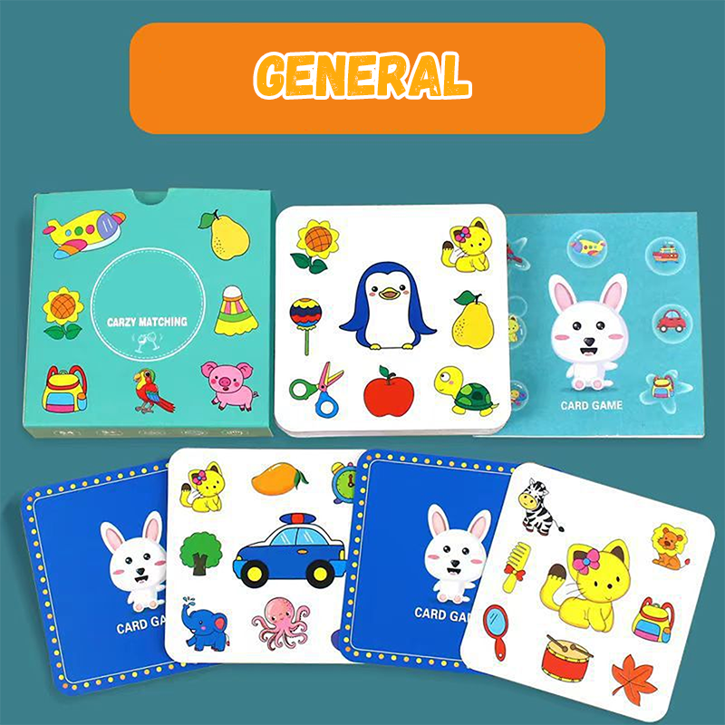 Educational & Interactive Parent-Child Matching Game Cards