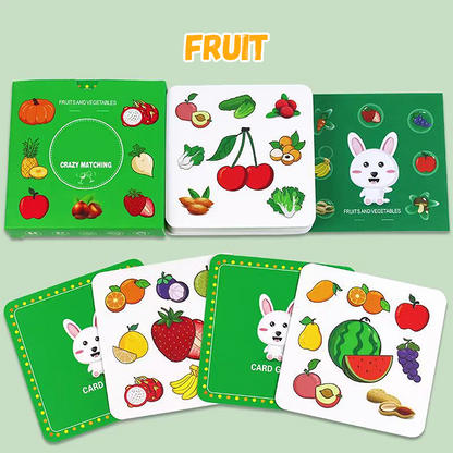 Educational & Interactive Parent-Child Matching Game Cards