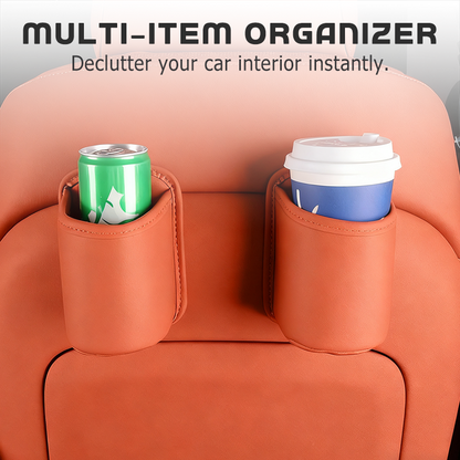 🥳2026 HOT SALE🥳💞95K+ SOLD!🚗🧺 50% OFF! Leather Car Door Cup Holder – Wide‑mouth opening, easy reach for drinks & phone. Clip‑on secure fit. PU leather, tough & stylish. 🛡️✨