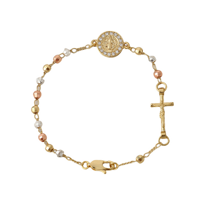 ✝️Elegant Rhinestone Cross Bracelet