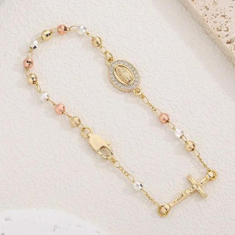 ✝️Elegant Rhinestone Cross Bracelet