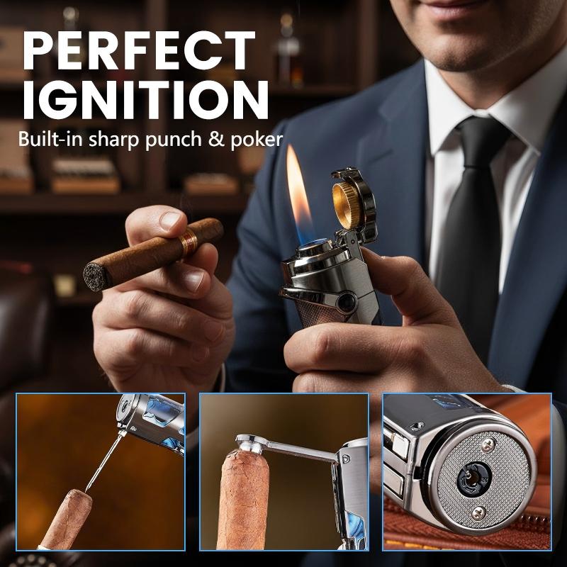 Windproof & Multifunctional Portable Cigar Lighter