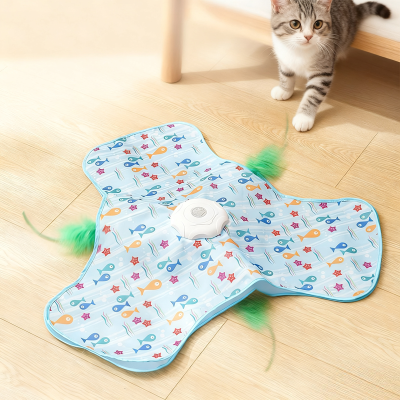 🔥50K+ SOLD!🔥2-In-1 Hide and Seek Game Cat Toy
