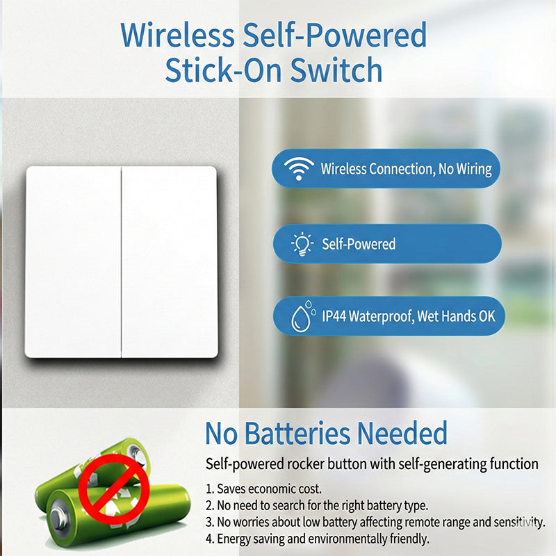 Self-Powered Wireless Light Switch