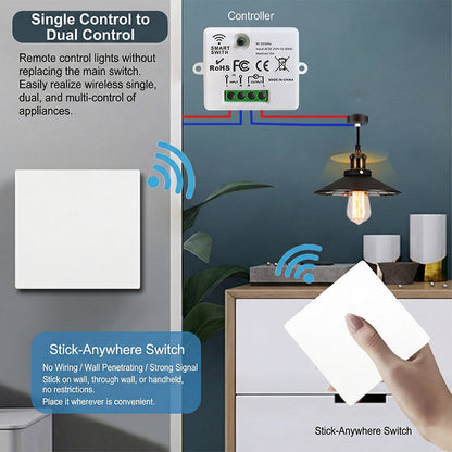 Self-Powered Wireless Light Switch