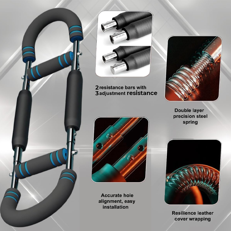 ✨🔥Adjustable weight bar for arm trainers, arm and torso strength training equipment, portable training device for home gyms and fitness